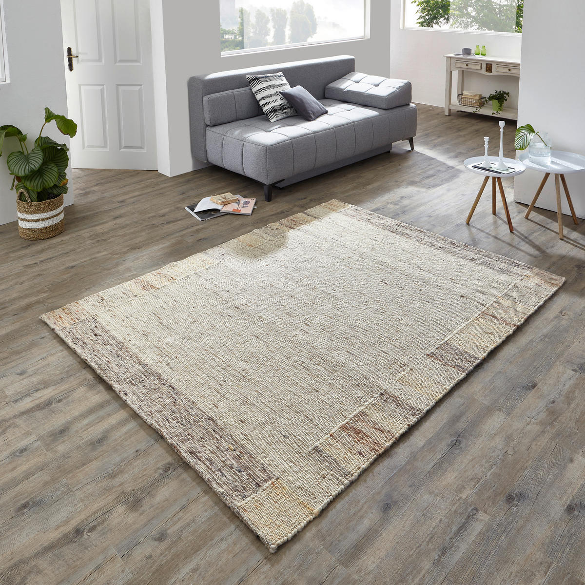 HANDWEBTEPPICH 170/230 cm  - Naturfarben, Basics, Textil (170/230cm) - Linea Natura