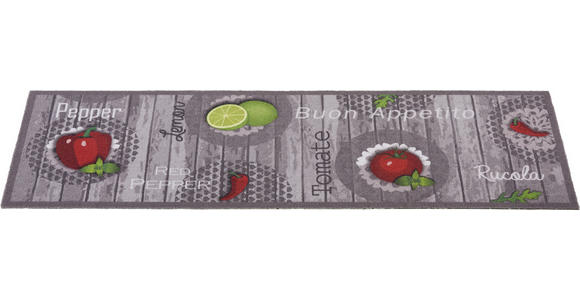 KÜCHENTEPPICH 45/150 cm - Rot/Grau, KONVENTIONELL, Textil (45/150cm) - Esposa