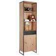 BABYREGAL Yunai  - Eichefarben/Anthrazit, Trend, Holzwerkstoff/Metall (60/209,7/38,2cm) - My Baby Lou