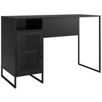 SCHREIBTISCH 121/76/50 cm  in Schwarz, Eichefarben  - Eichefarben/Schwarz, Design, Holzwerkstoff/Metall (121/76/50cm) - MID.YOU