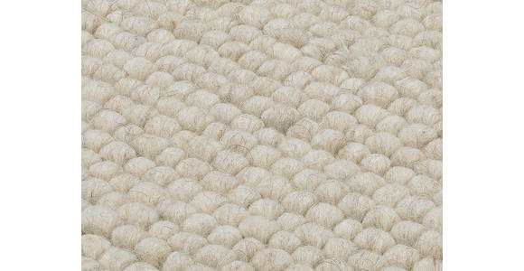 HANDWEBTEPPICH 60/90 cm Helsinki Naturfarben, Weiß  - Naturfarben/Weiß, Basics, Textil (60/90cm) - Linea Natura