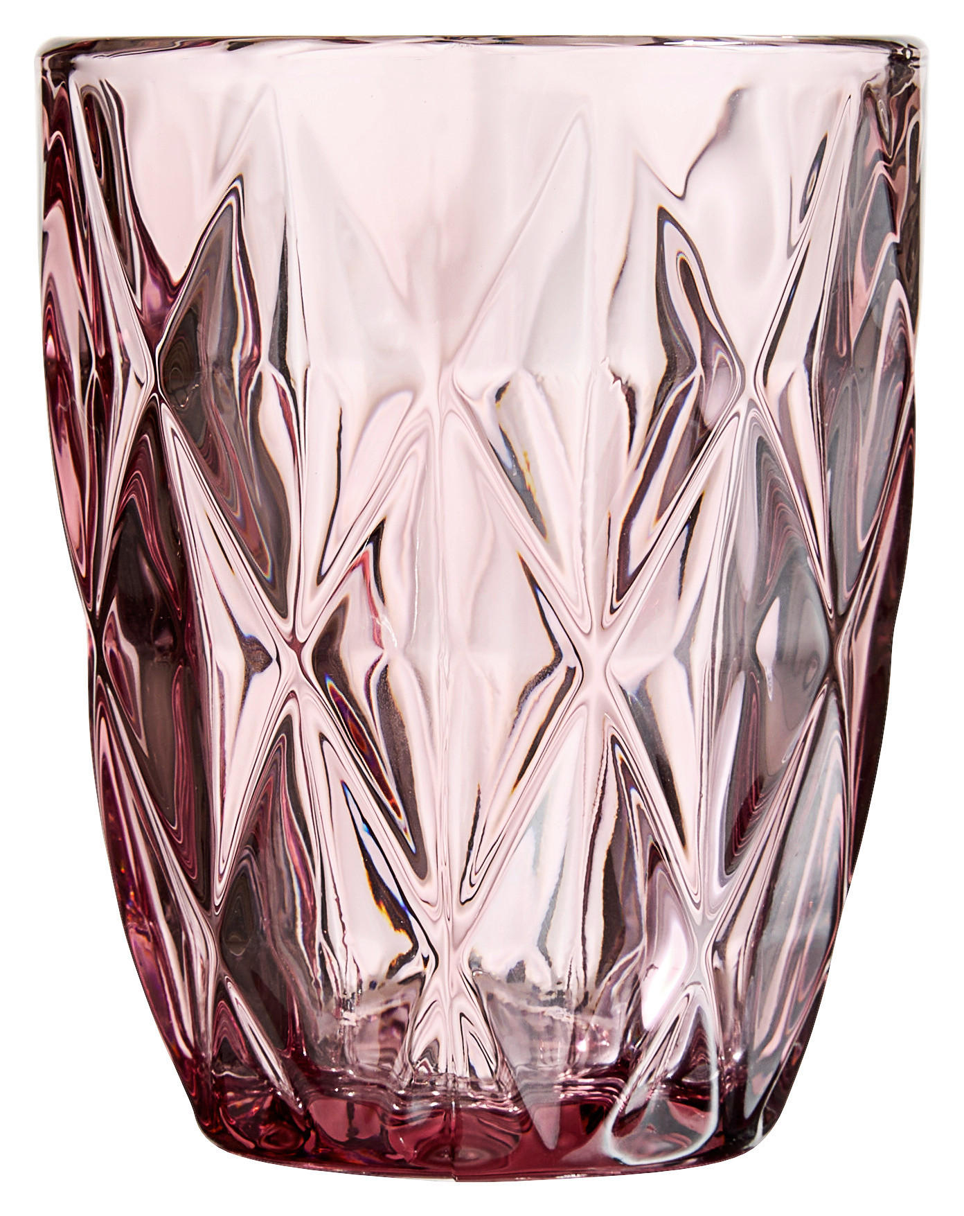 DRICKSGLAS 260 ml  - rosa, Basics, glas (8/10cm) - Novel