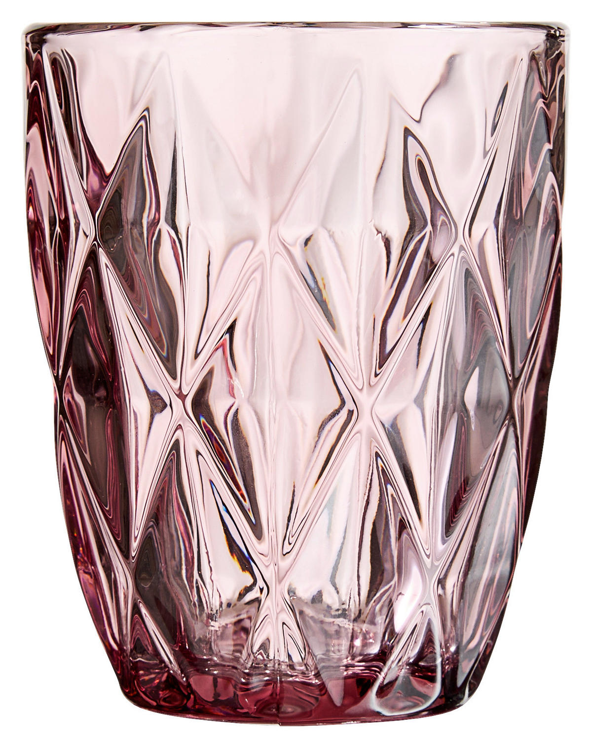 DRICKSGLAS 260 ml  - rosa, Basics, glas (8/10cm) - Novel