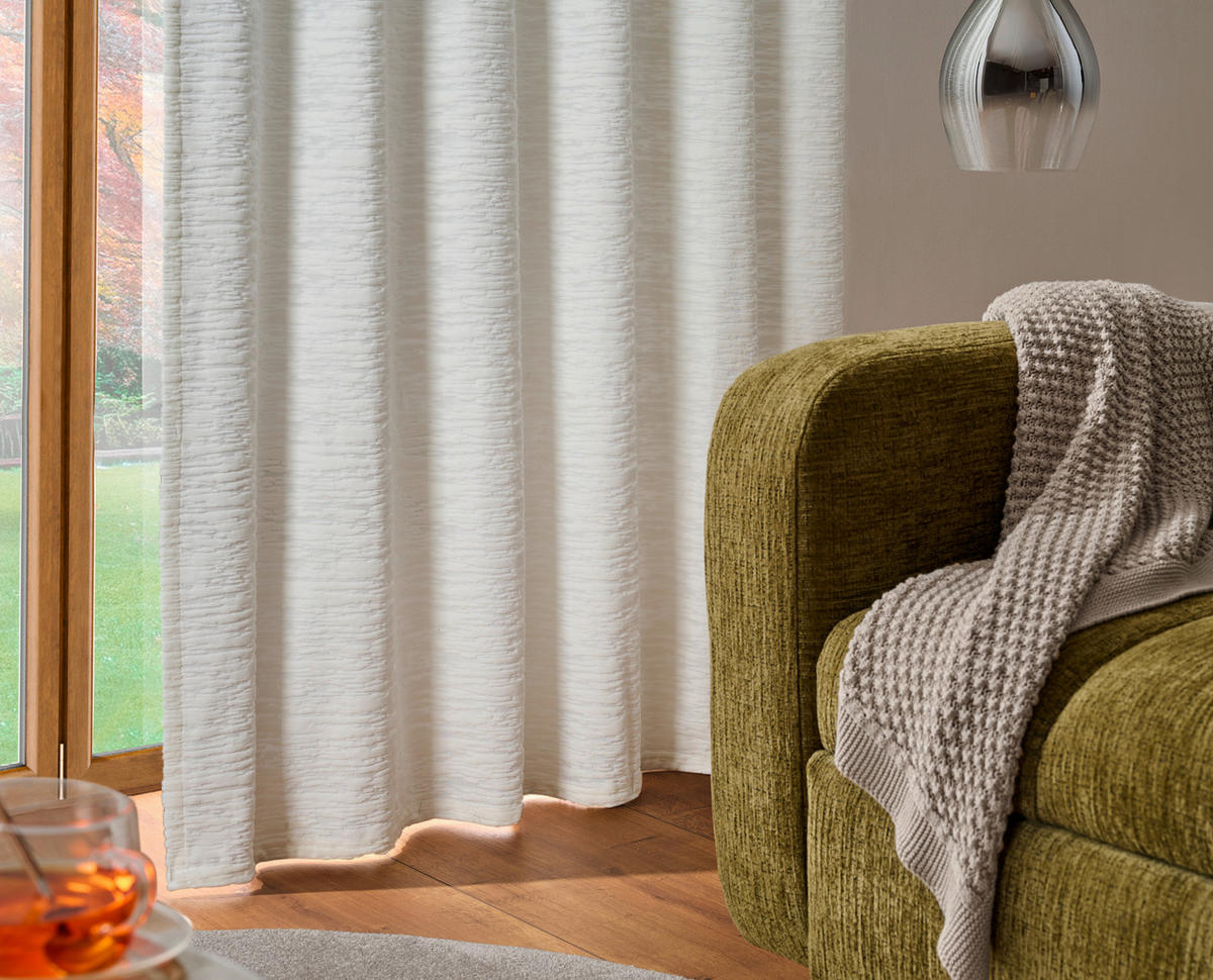 GOTOVA ZAVJESA bijela 140/245 cm   - bijela, Design, tekstil (140/245cm) - Esposa