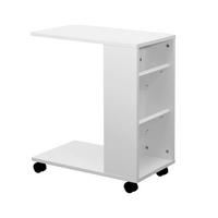 SERVIERWAGEN Weiß  - Weiß, Design, Holzwerkstoff/Kunststoff (50/30/60cm) - MID.YOU