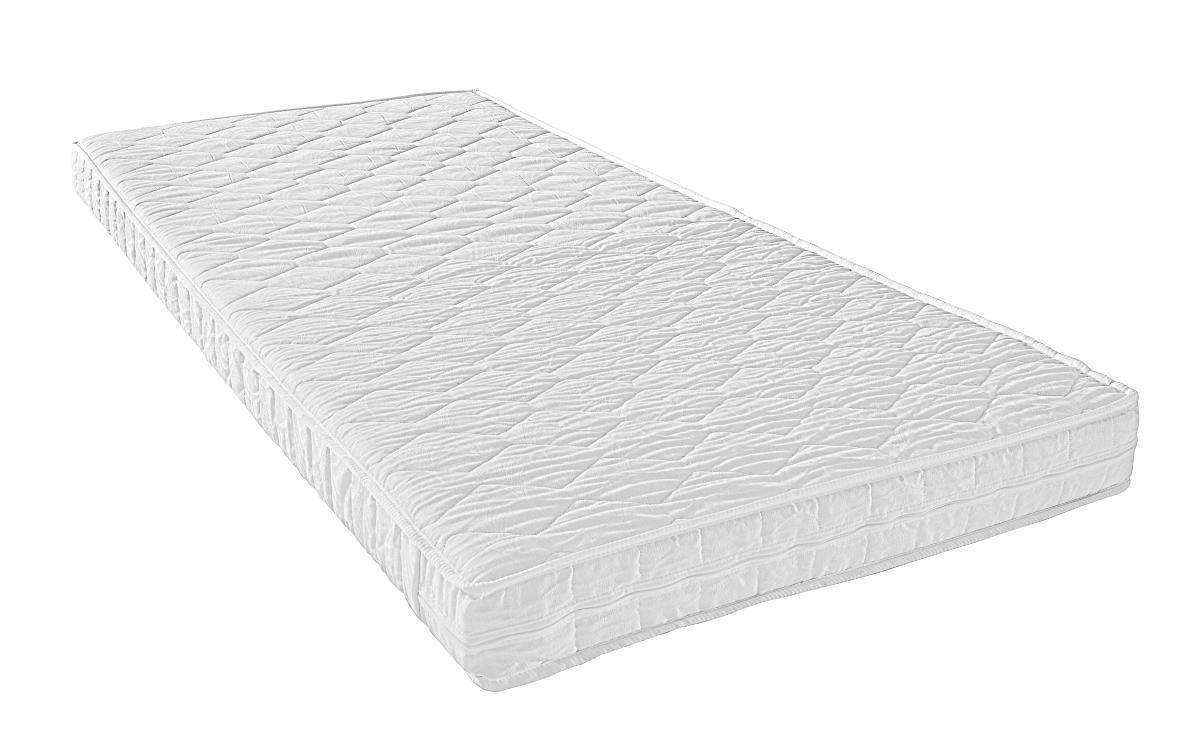 ROLLMATRATZE 140/200 cm  - Weiß, Basics, Textil (140/200cm) - Sleeptex