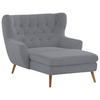 XXL-SESSEL in Cord Grau  - Grau, Design, Holz/Textil (120/101/165cm) - Stylife