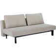SCHLAFSOFA Cord Beige  - Beige/Schwarz, Design, Textil/Metall (191/92/99cm) - Carryhome