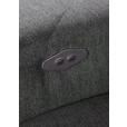 ECKSOFA  in Flachgewebe Dunkelgrau  205/300 cm  - Dunkelgrau/Schwarz, KONVENTIONELL, Textil/Metall (205/300cm) - Carryhome