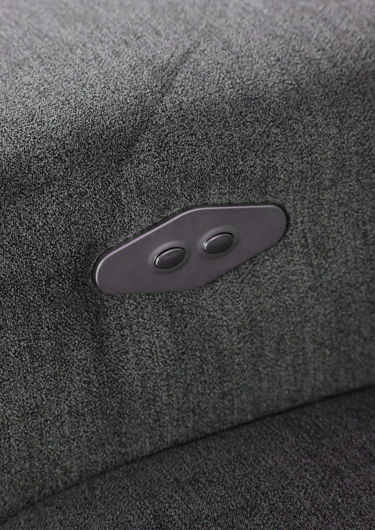 KUTNA GARNITURA tekstil  tamno siva   - tamno siva/crna, Konvencionalno, tekstil/metal (205/300cm) - Carryhome