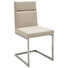 SCHWINGSTUHL in Metall, Leder Edelstahlfarben, Beige - Edelstahlfarben/Beige, Design, Leder/Metall (46/92/56cm) - Dieter Knoll SCHWINGSTUHL in Metall, Leder Edelstahlfarben, Beige - Edelstahlfarben/Beige, Design, Leder/Metall (46/92/56cm) - Dieter Knoll