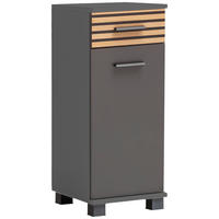 UNTERSCHRANK  - Weiss/Eichefarben, Modern, Holzwerkstoff/Kunststoff (30,3/75,3/32,6cm) - Stylife