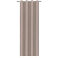 ÖSENSCHAL MINOS blickdicht 130/245 cm   - Taupe, Basics, Textil (130/245cm) - Esposa