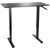 SCHREIBTISCH  in Schwarz  - Schwarz, MODERN, Holzwerkstoff/Metall (120/74/60cm) - MID.YOU