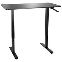 SKRIVBORD  i svart  - svart, Modern, metall/trämaterial (120/74/60cm) - MID.YOU