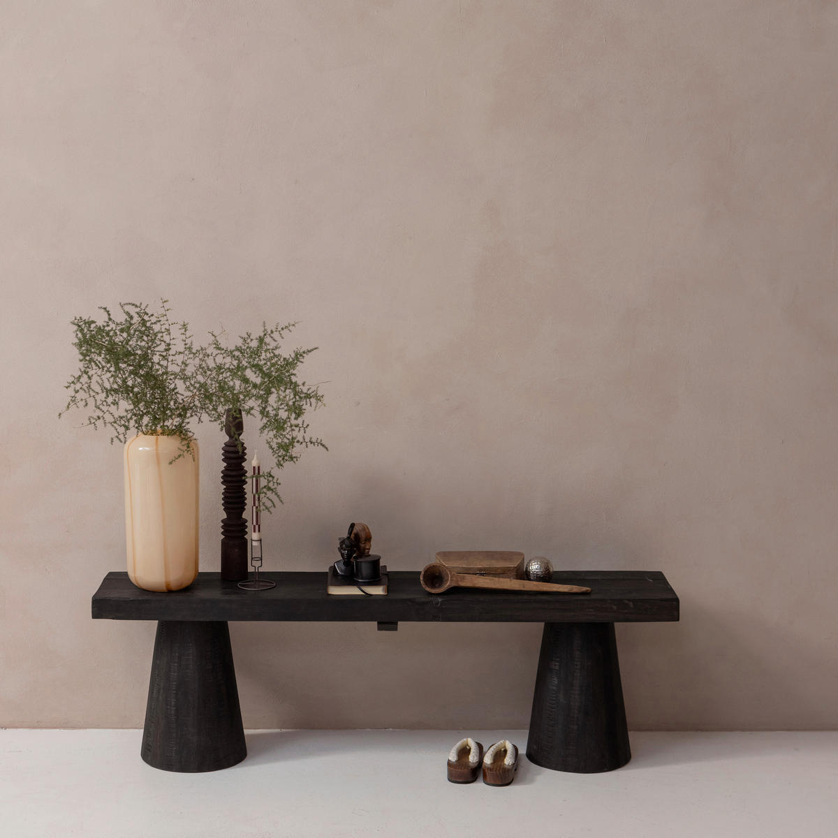 SITZBANK 150/45/30 cm Dunkelbraun Mangoholz vollmassiv  - Dunkelbraun, Design, Holz (150/45/30cm) - Livetastic