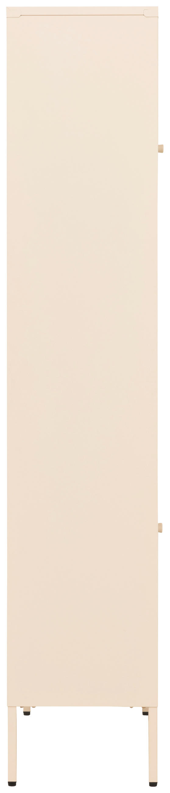 BUFFET 80/180/35 cm  in Creme  - Transparent/Goldfarben, Design, Glas/Metall (80/180/35cm) - MID.YOU