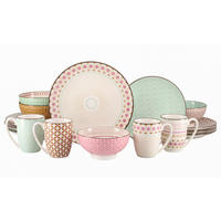 KOMBISERVICE Multicolor 16-teilig 4 Personen  - Multicolor, Basics, Keramik - Creatable