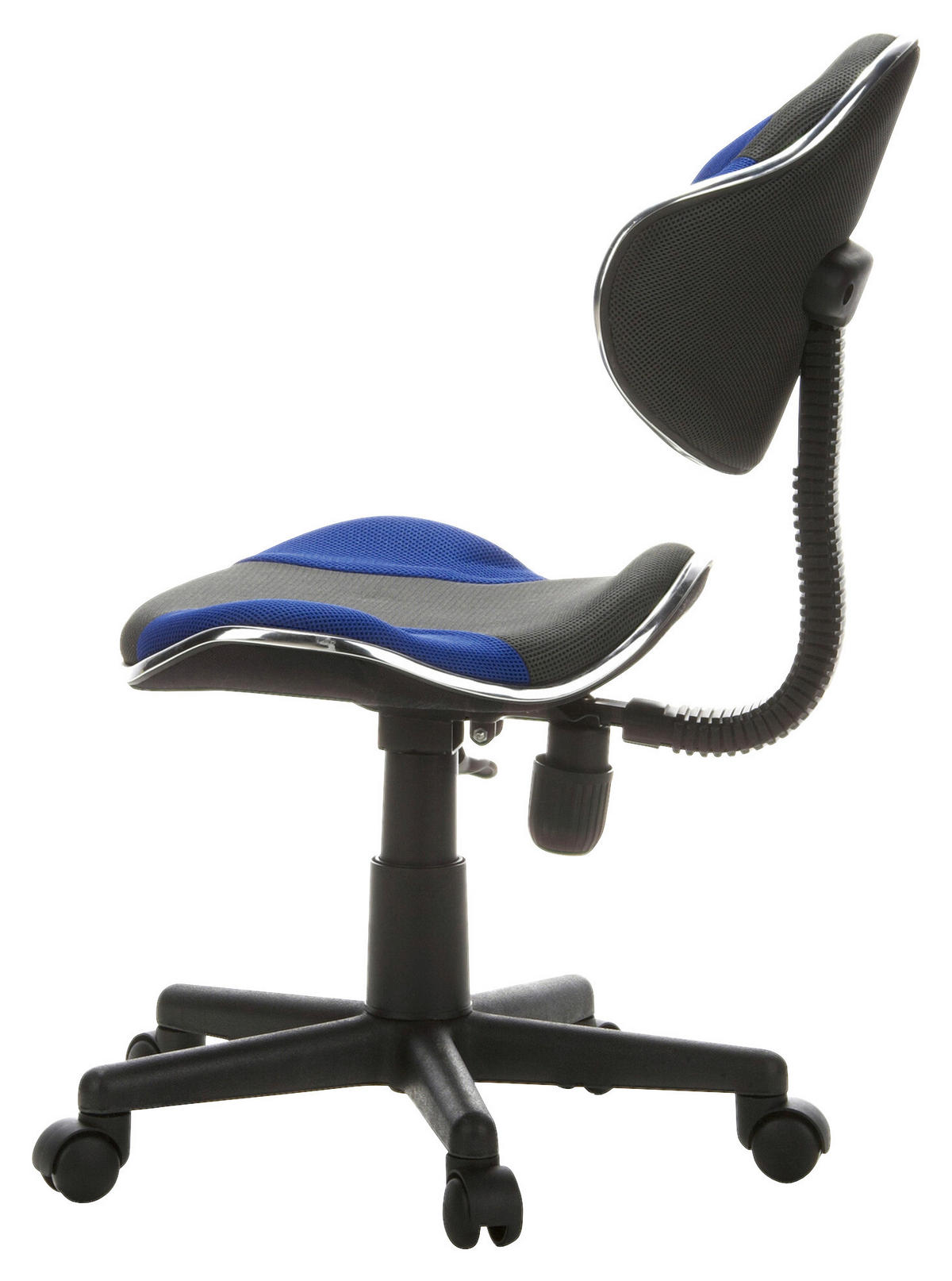 MLADINSKI VRTLJIVI STOL umetna masa modra, siva  - modra/siva, Basics, umetna masa (45/86-101/42cm) - MID.YOU