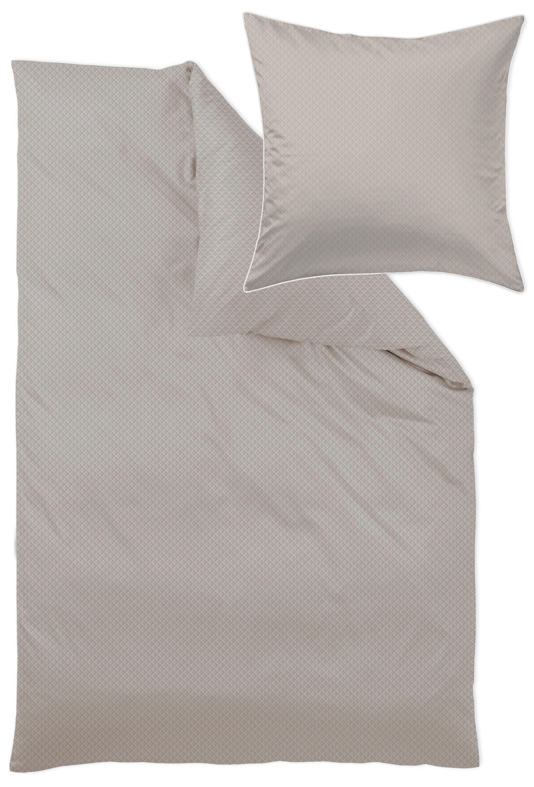 POSTELJINA AREZZO 140/200 cm damast bež  - bež, Konvencionalno, tekstil (140/200cm) - Curt Bauer