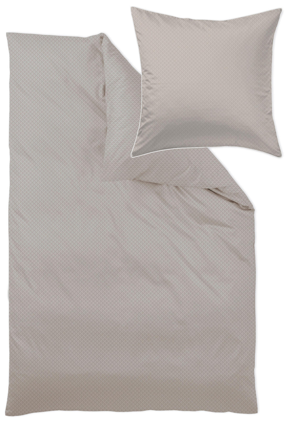 POSTELJINA AREZZO 140/200 cm damast bež  - bež, Konvencionalno, tekstil (140/200cm) - Curt Bauer
