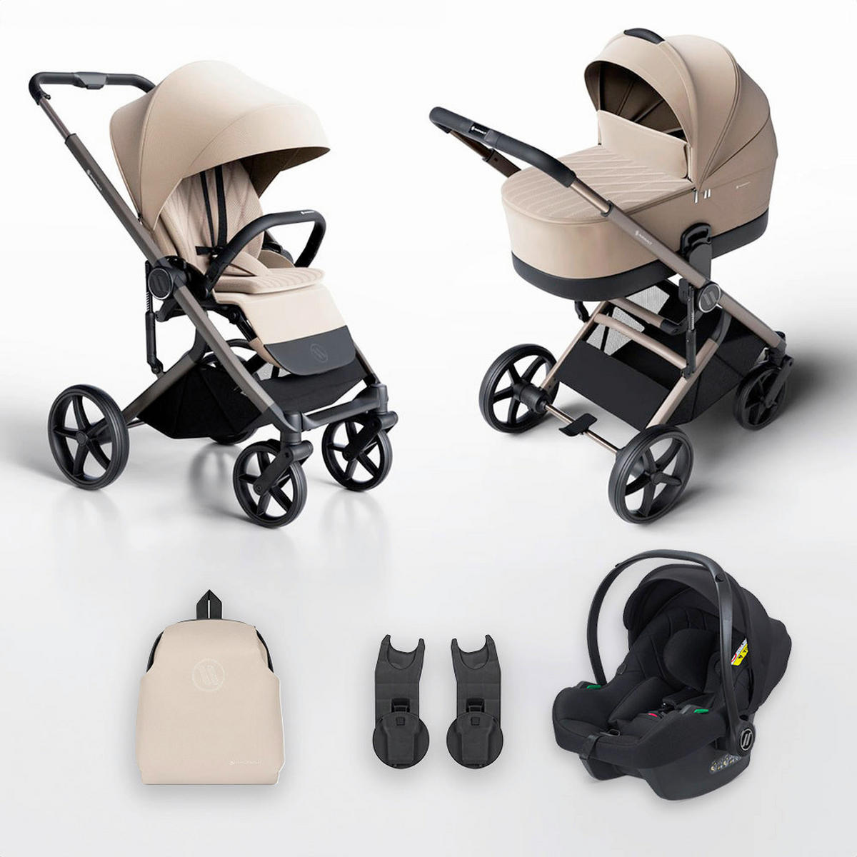 DJEČJA KOLICA   - bež, Basics, metal/tekstil (100/60/120cm) - AVIONAUT