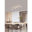 LED-DECKENLEUCHTE 80/17/23 cm   - Sandfarben, Design, Kunststoff/Metall (80/17/23cm) - Novel