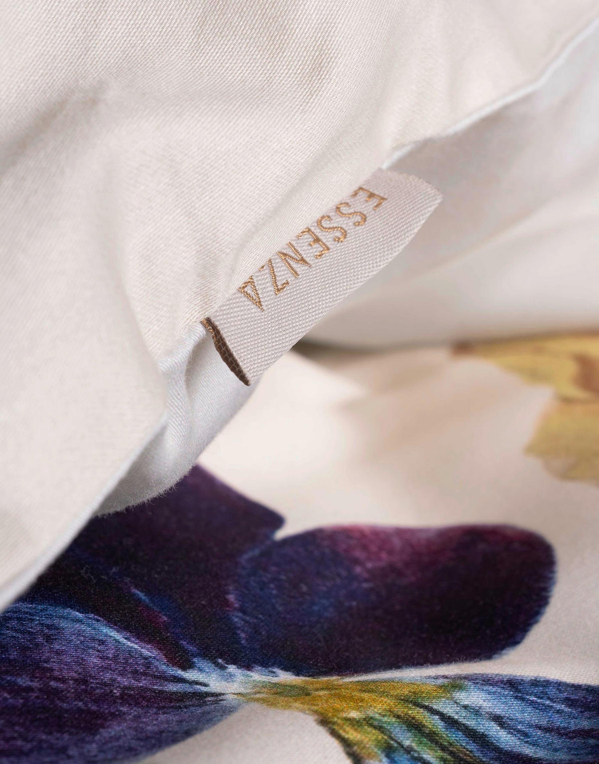 BETTWÄSCHE Viola Satin 155/220 cm  - Creme, KONVENTIONELL, Textil (155/220cm) - Essenza