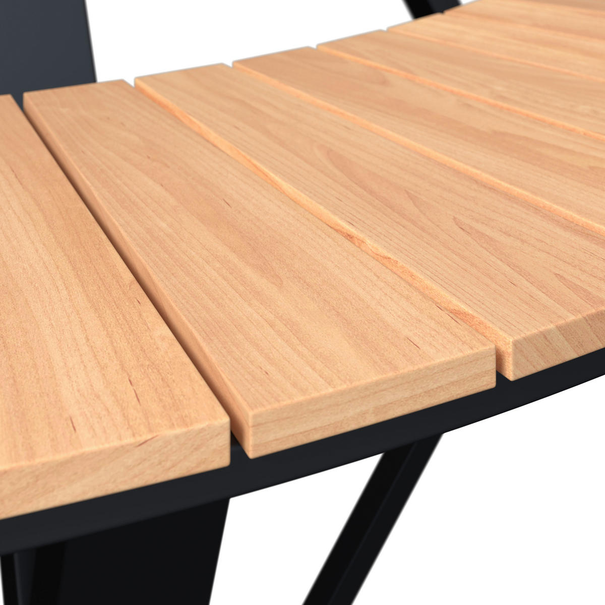 GARTENTISCHGRUPPE  - Schwarz/Teakfarben, MODERN, Holz/Metall (282/75/282cm) - Ambia Garden