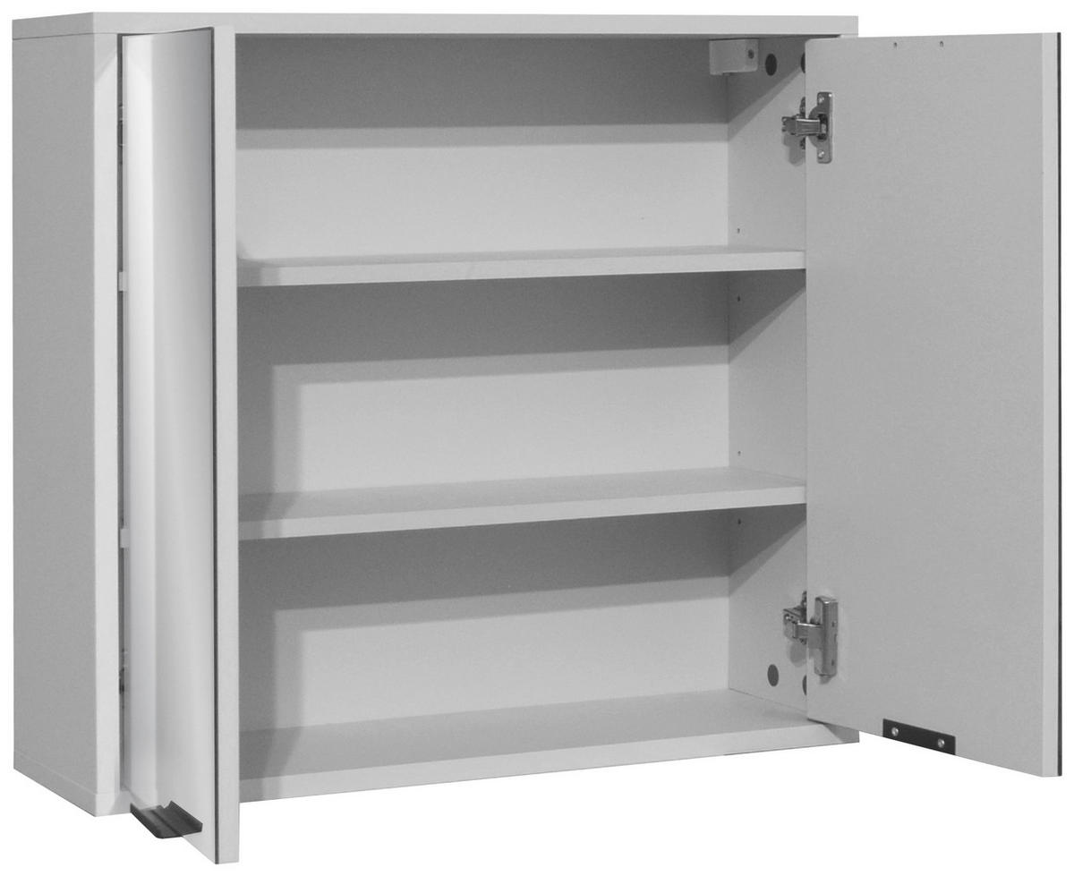 SPIEGELSCHRANK 71/65/22 cm  - Schwarz/Grau, MODERN, Glas/Holzwerkstoff (71/65/22cm) - Livetastic
