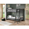ETAGENBETT 90/200 cm Anthrazit  - Anthrazit/Naturfarben, MODERN, Holz/Holzwerkstoff (90/200cm) - MID.YOU
