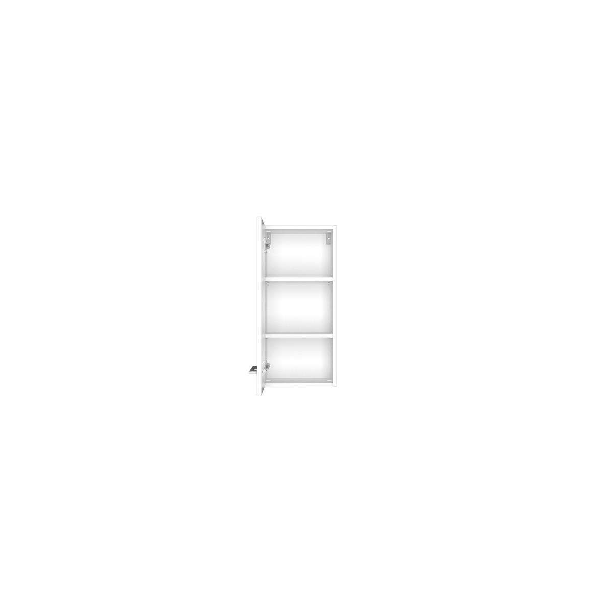 HÄNGESCHRANK 30/64/20 cm  - Eichefarben/Alufarben, KONVENTIONELL, Holzwerkstoff/Metall (30/64/20cm) - Xora