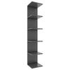 WANDREGAL Anthrazit  - Anthrazit, MODERN, Holzwerkstoff (35/180/30cm) - MID.YOU