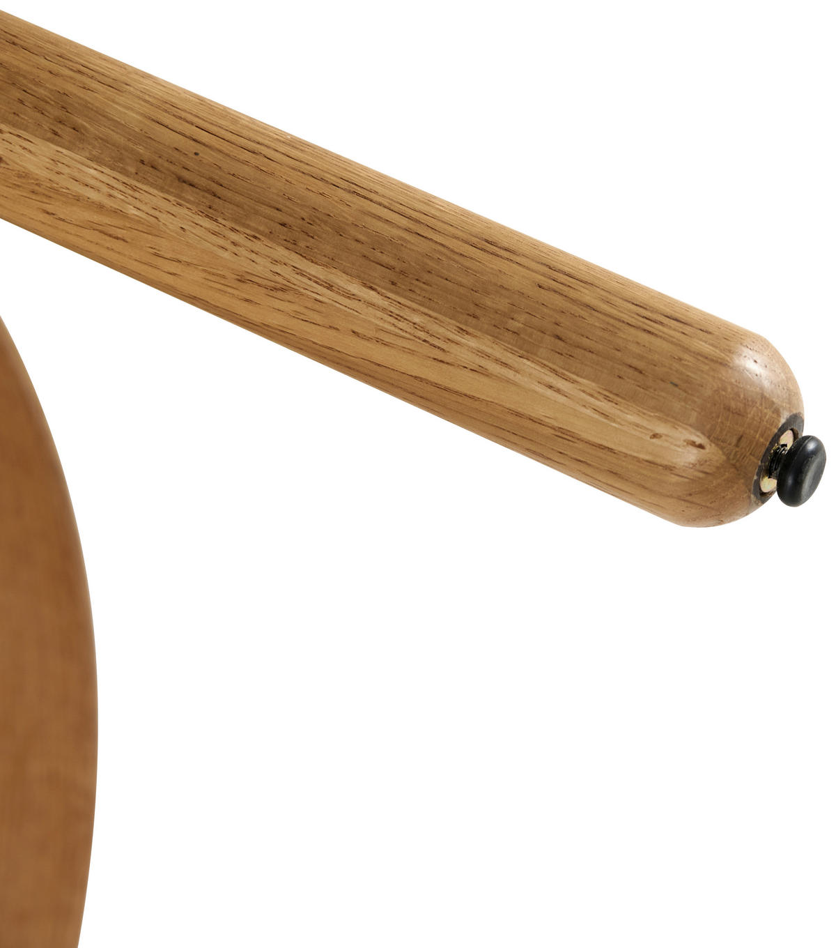 COUCHTISCH Eiche furniert, massiv 77/77/39 cm rund Eichefarben  - Eichefarben, Design, Holz/Holzwerkstoff (77/77/39cm) - Ambia Home