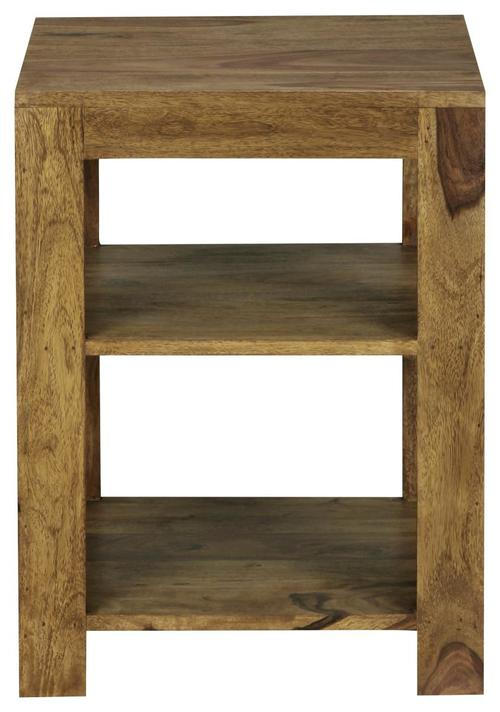 STANDREGAL Sheesham massiv Sheeshamfarben - Sheeshamfarben, MODERN, Holz (44/60/44cm) - MID.YOU