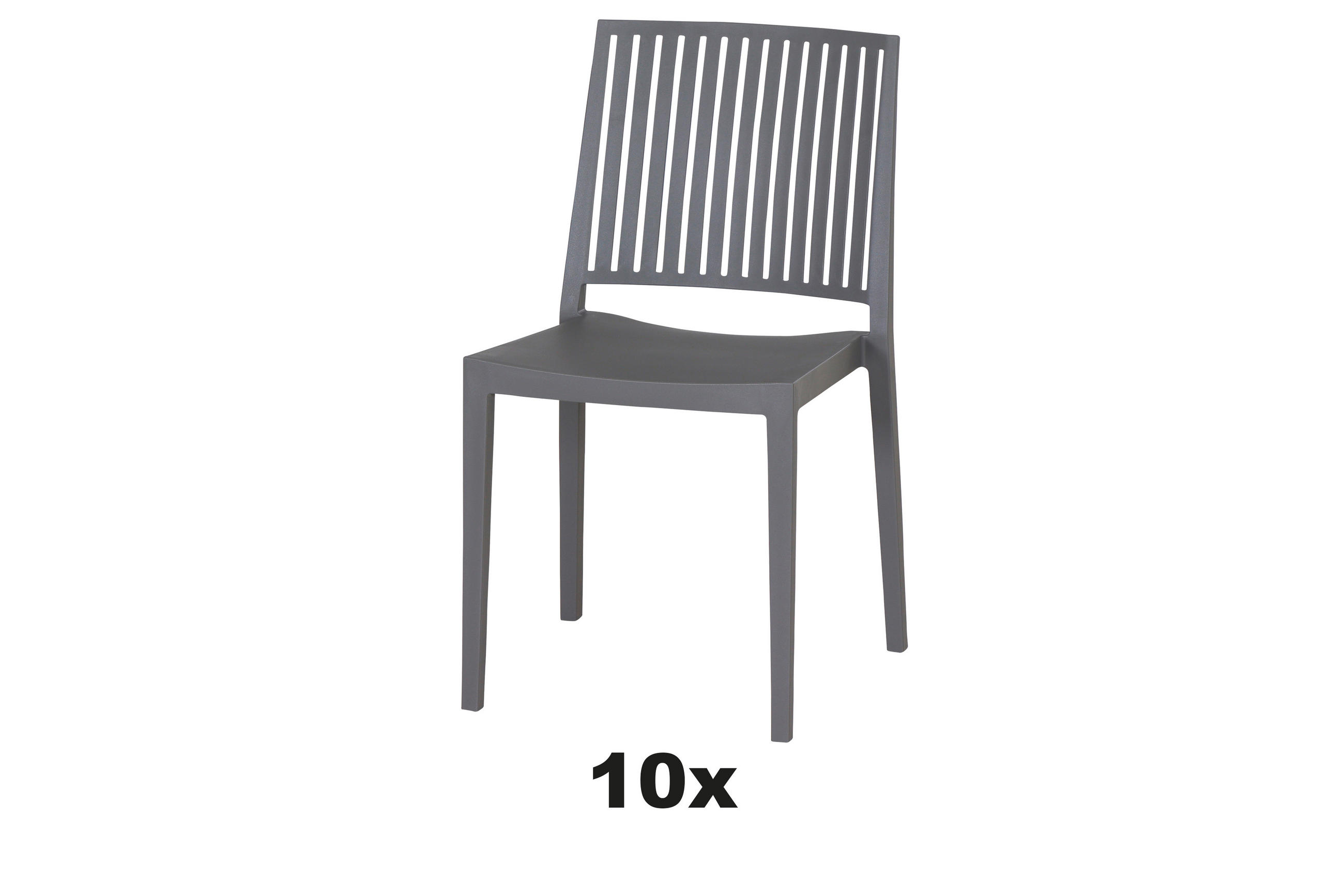 GARTENSESSEL-SET Grau  - Grau, Basics, Kunststoff (46/80/56cm) - Siena Garden