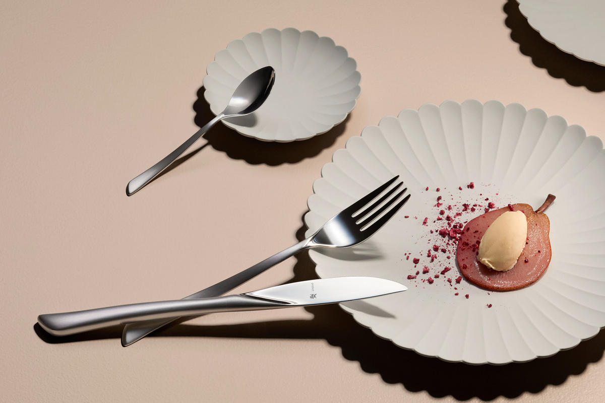 BESTECKSET Virginia  30-teilig  - Edelstahlfarben, Design, Metall (40/25cm) - WMF