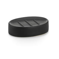 SEIFENSCHALE Keramik  - Schwarz, Basics, Keramik (12,50/8,50/3,00cm) - Kela