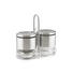 MENAGE-SET - Klar/Edelstahlfarben, KONVENTIONELL, Kunststoff/Metall (0cm) - Emsa MENAGE-SET - Klar/Edelstahlfarben, KONVENTIONELL, Kunststoff/Metall (0cm) - Emsa