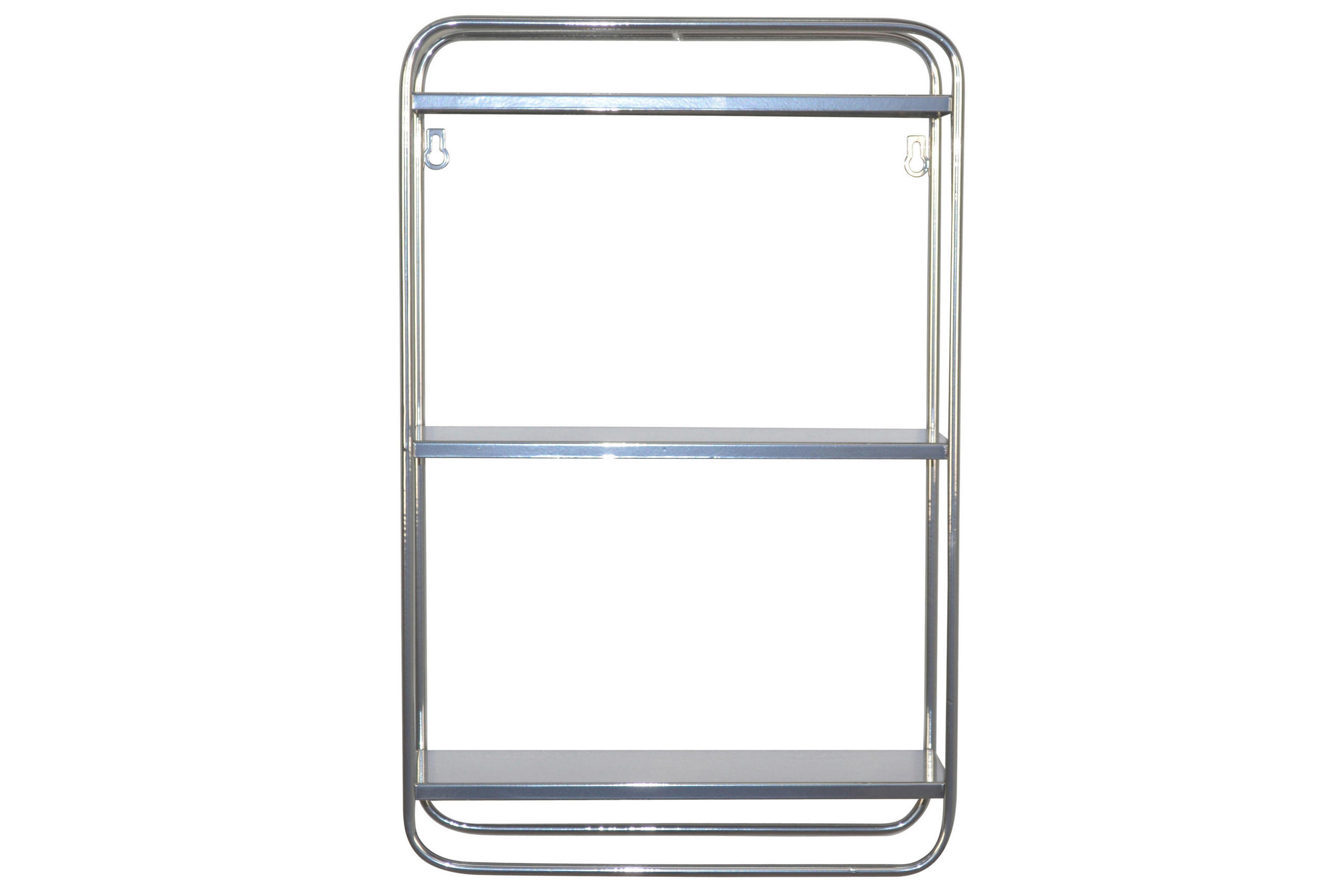 WANDREGAL Silberfarben  - Silberfarben, Design, Metall (36/56/15cm) - MID.YOU
