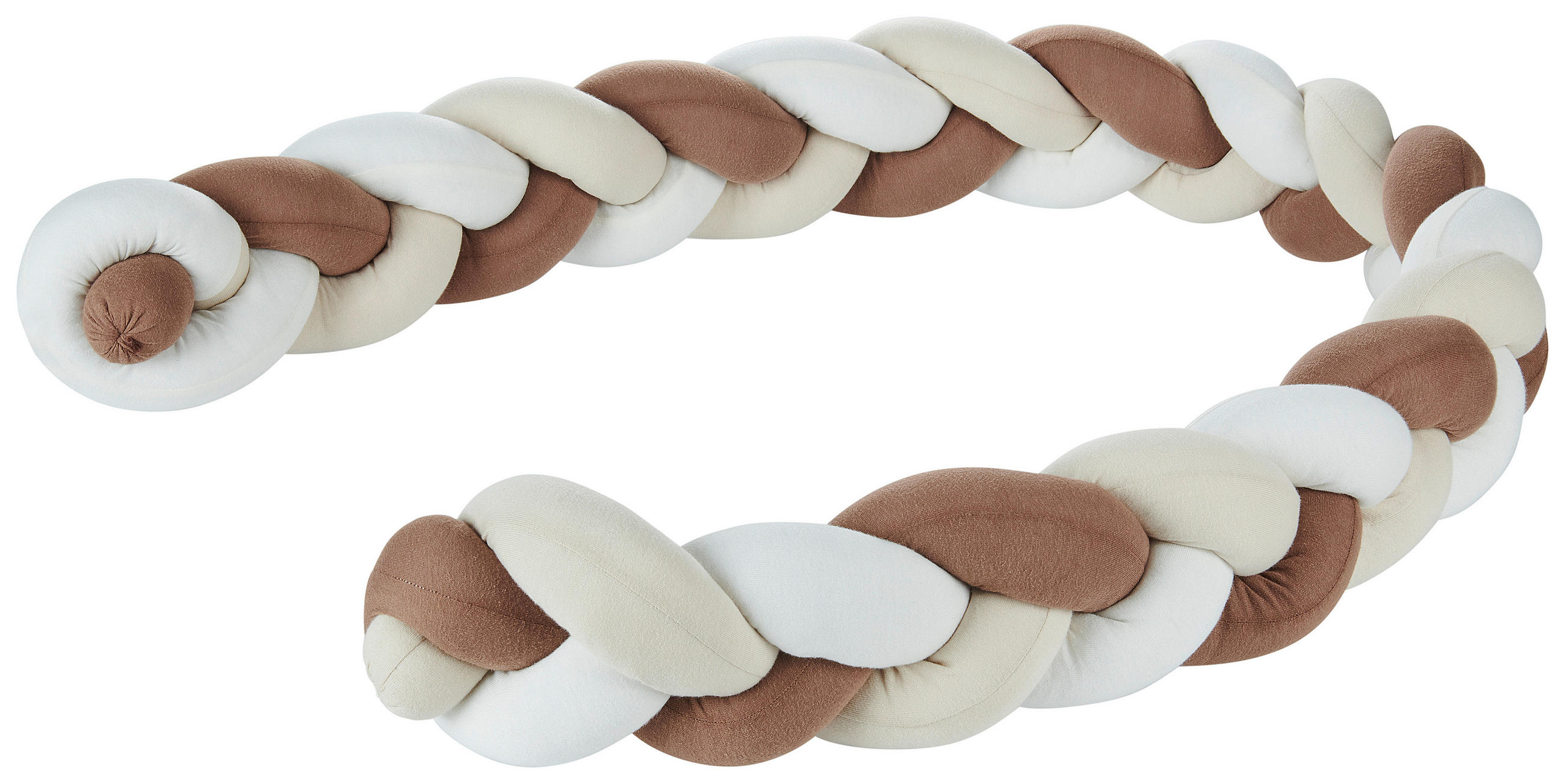 HADOVÝ MANTINEL DO POSTÝLKY - krémová/cappuccino, Basics, textil (10/180cm) - Patinio
