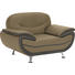 SESSEL Lederlook Braun, Hellgrau - Chromfarben/Hellgrau, Basics, Textil/Metall (126/85/87cm) - Ti`me SESSEL Lederlook Braun, Hellgrau - Chromfarben/Hellgrau, Basics, Textil/Metall (126/85/87cm) - Ti`me