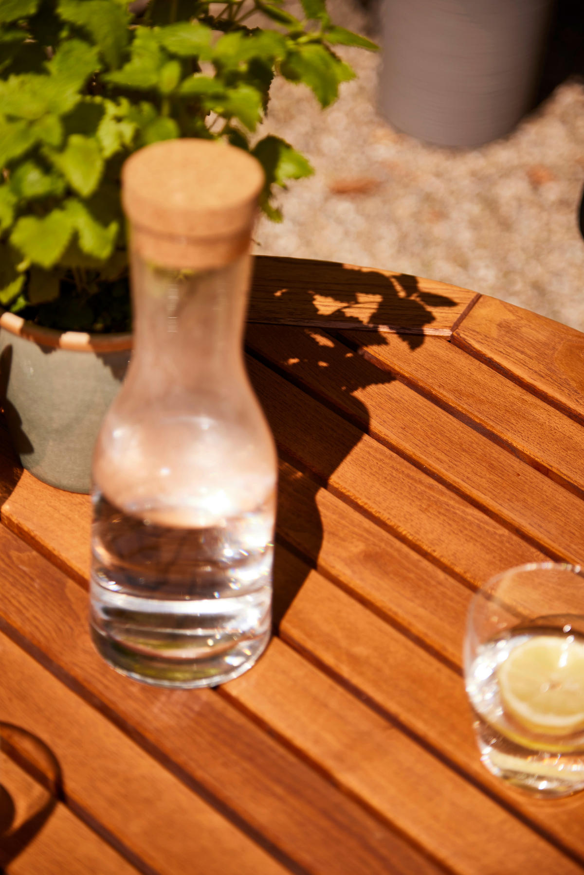 GARTENKLAPPTISCH 85/85/78 cm  - Robinienfarben/Schwarz, KONVENTIONELL, Holz/Metall (85/85/78cm) - Siena Garden