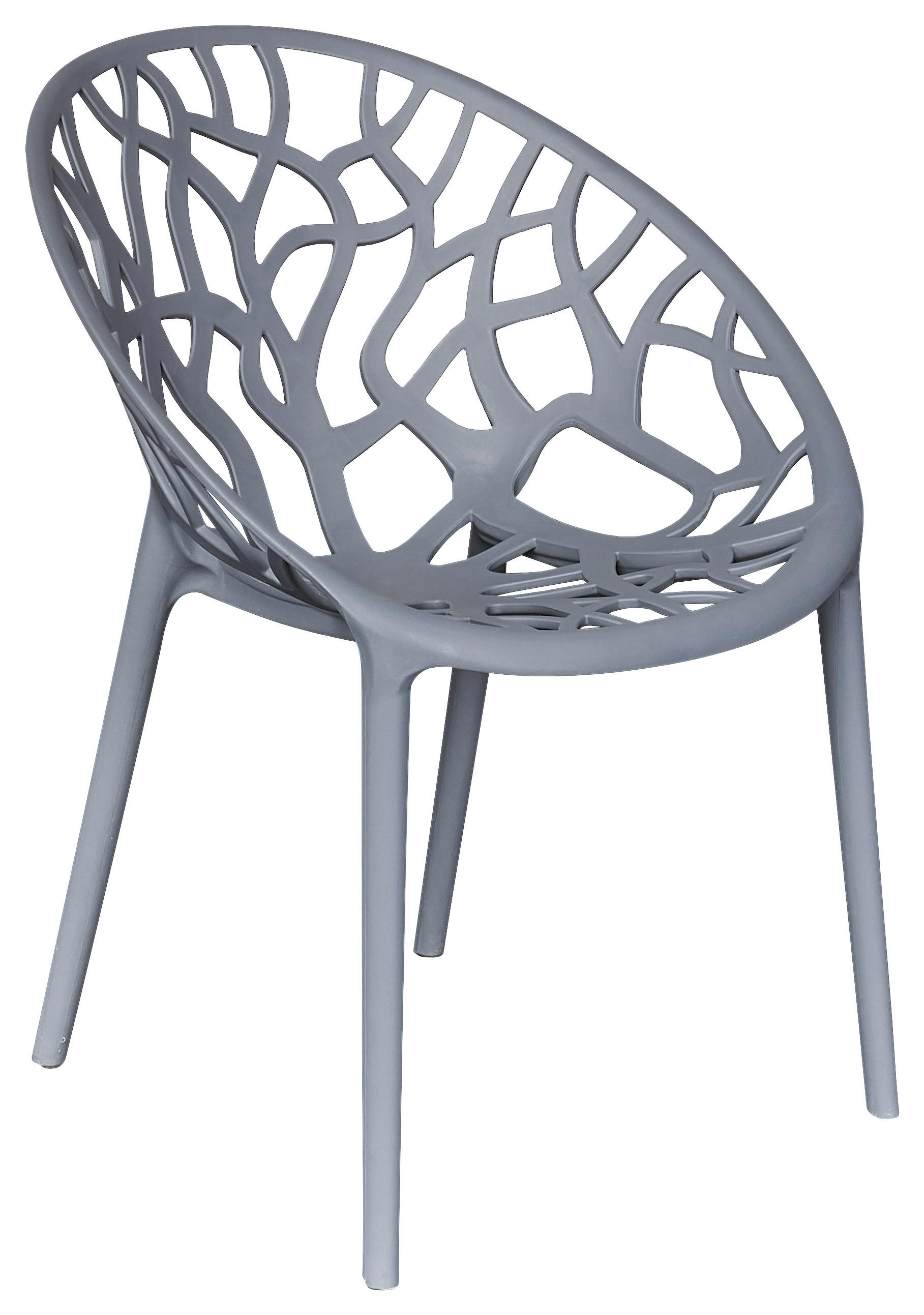 STAPELSTUHL Grau  - Grau, Design, Kunststoff (60,5/79/58cm) - Ambia Garden