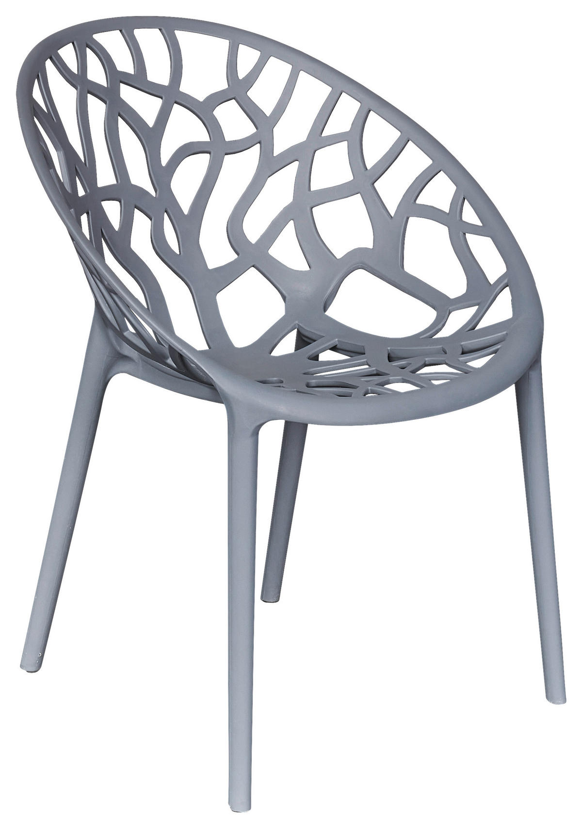 STAPELSTUHL Grau  - Grau, Design, Kunststoff (60,5/79/58cm) - Ambia Garden