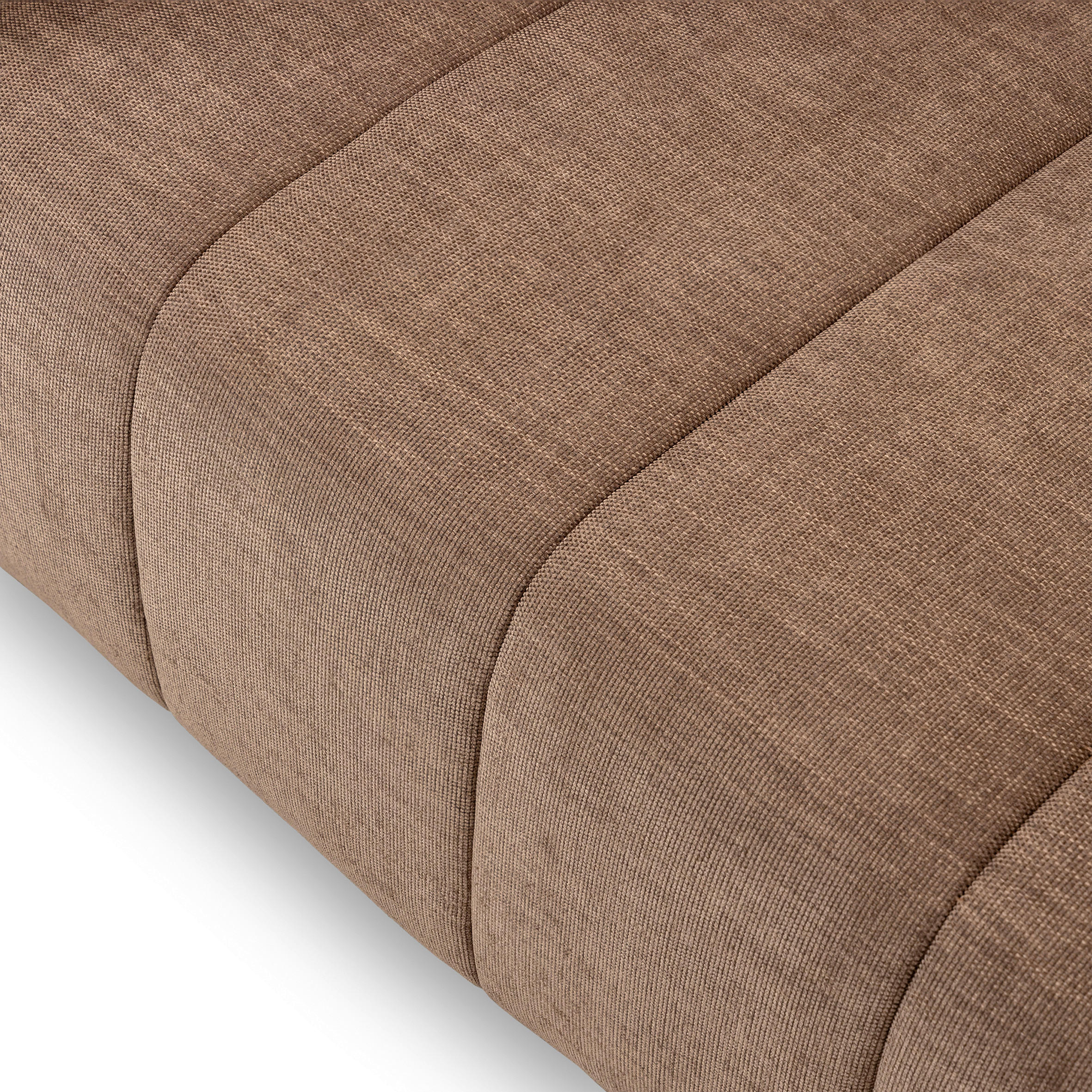 3-SITS SOFFA i brun  - brun/svart, Basics, metall/trä (223/77/91cm) - Pure Home Comfort