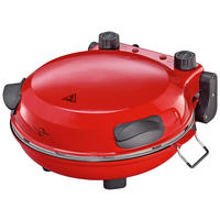 PIZZAOFEN NAPOLI  - Rot, KONVENTIONELL, Stein (35/17/36cm) - KÜCHENPROFI