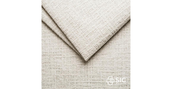 ECKSOFA inkl.Funktionen Perlmutt Chenille  - Perlmutt/Schwarz, MODERN, Textil/Metall (300/195cm) - Xora