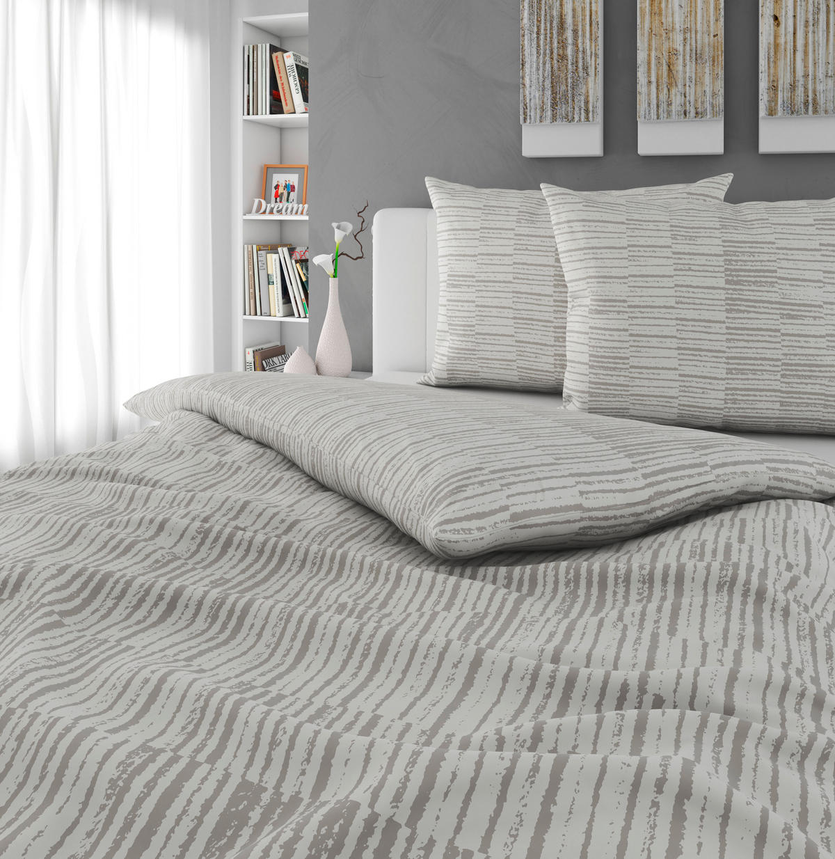 BETTWÄSCHESET 2-teilig Satin 200/210 cm  - Multicolor, Konventionell, Textil (200/210cm) - Novel