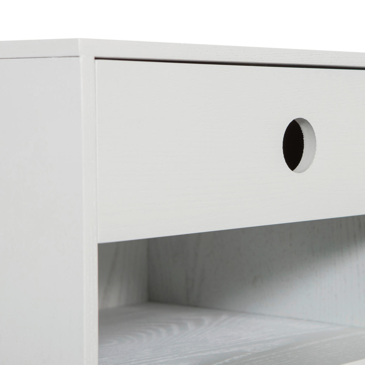 NACHTKÄSTCHEN 34/20/30 cm  in Grau  - Grau, Basics, Holzwerkstoff (34/20/30cm) - MID.YOU